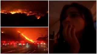 Mărturiile românilor prinşi în mijlocul incendiilor din Los Angeles. Andreea Antonescu: 