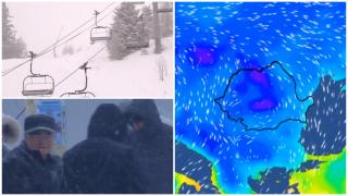 Val de aer polar peste România. Locul din ţară unde temperaturile au ajuns la - 17,5 grade Celsius