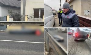 O maşină mortuară a pierdut un cadavru pe drum, în timp ce-l tranporta la morga din Baia Mare: 