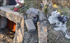 Şi-a înmormântat tatăl într-un cimitir din Olt, iar a doua zi l-a găsit dezgropat. Alte două morminte, profanate