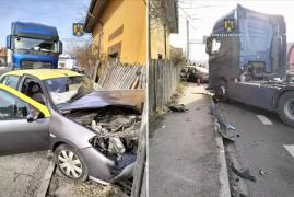 Accident tragic în Râmnicu Vâlcea. Un bărbat a murit pe loc, după ce a intrat cu maşina într-o cisternă pe DN7