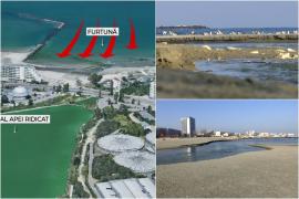 Furtunile puternice din ultimele luni au măcinat plajele din Mamaia. Mai multe "insule" şi-au făcut apariţia în mare