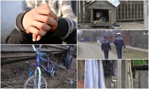 "I-a bătut cu biciul". Trei frățiori din Iași, bătuți și umiliți de iubitul mamei lor. Pe băiatul cel mare, de 12 ani, îl închidea într-o anexă întunecată și insalubră 