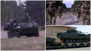Desfășurare de forțe NATO fără precedent în România, la exercițiul STEADFAST DART 25: 10.000 de militari și peste 1.000 de tancuri
