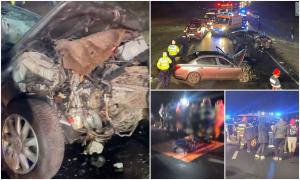 Filmul accidentului tragic din Galaţi. O șoferiță începătoare și-a băgat frățiorul în comă, după ce scăpat mașina pe contrasens
