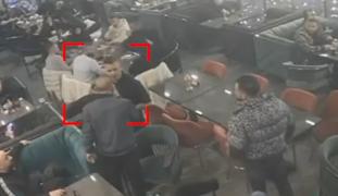 Interlopi din clanul Duduianu s-au bătut cu pumni, picioare și narghilele, într-un restaurant din Bucureşti. Răfuiala a fost filmată de camere