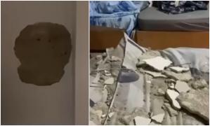 "A picat tavanul peste mine". O bucată de tencuială s-a desprins și ar fi căzut peste un elev, la Școala de Poliție Câmpina