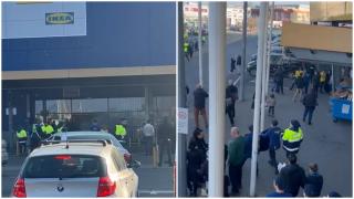 Incendiu la IKEA Băneasa. Clienții au fost evacuați din clădire