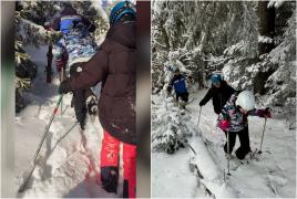Două adolescente la un pas de tragedie, după ce s-au rătăcit într-o pădure din Munţii Postăvarul. Au fost găsite tefere de salvamontişti