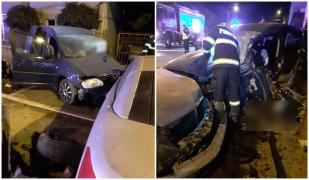 O şoferiţă de 30 de ani a murit, după ce s-a izbit violent de o altă maşină în Câmpia Turzii. Femeia a rămas captivă între fiarele autoturismului său