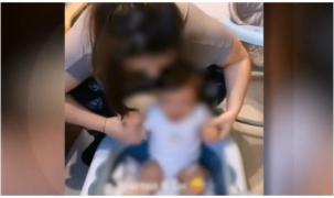 Mama care şi-a băgat bebeluşul într-o cadă plină cu zăpadă, pentru un clip pe TikTok, cercetată pentru rele tratamente