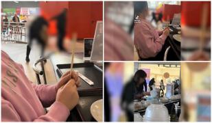 Bătaie ca în filme într-un mall din Cluj-Napoca. Doi bărbaţi şi-au împărţit pumni în faţa clienţilor care luau masa la un restaurant