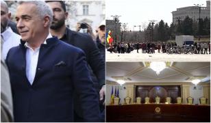 Susţinătorii lui Călin Georgescu protestează în Piaţa Constituţiei. Cer să fie lăsat să candideze