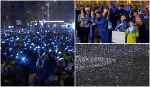 10.000 de oameni au desenat o inimă albastră la manifestul pro-Europa. Imaginile au devenit virale