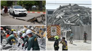 Clipe de groază după cutremurul din Myanmar: clădiri distruse şi drumuri surpate în câteva secunde. "Ţipete, panică!"