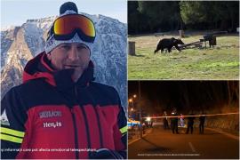 Mihai, salvamontistul sfâşiat de urs în Predeal, mai avea 300 m până acasă. Infarctul l-ar fi salvat din ghearele morţii