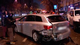 Carambol cu şase maşini în sectorul 5 din Bucureşti. Şoferii, testaţi  cu aparatul etilotest