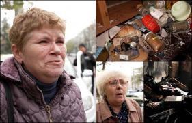 Locatarii blocului explodat din Ploieşti s-au întors în garsonierele devastate: "Am ajuns fără nimic. Toate ușile s-au rupt, pereții nu mai sunt"