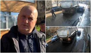 O suceveancă, strivită de un camion şi târâtă pe carosabil, după ce a coborât din maşină fără să se asigure. Şoferul nu a putut evita impactul