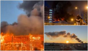 Incendiu devastator în Paris. Un centru de triaj a fost înghiţit de flăcări, iar fumul toxic s-a răspândit rapid în zonă