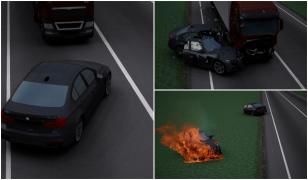 ANIMAŢIE. Cum s-a produs accidentul în care un tânăr de 19 ani şi-a omorât prietenul. Şoferul şi un alt pasager, în stare critică