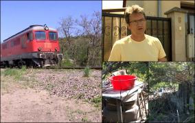 Criminalul din Oradea care şi-a ţinut cumnata pe şine până a lovit-o trenul, găsit beat într-o scară. Le-a spus anchetatorilor că el de fapt voia s-o salveze