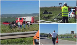 Trei români au murit şi un altul a fost rănit într-un accident înfiorător pe autostrada M1, în Ungaria. Doi dintre ei au fost aruncaţi din maşină