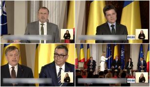 Candidații la preşedinţie, între acuzații de trădare, intimidări, ironii și întrebarea serii: 