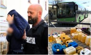 28 de șoferi de autobuz Braşov, arestaţi pentru furt de combustibil. Surse: Camerele de supraveghere din baza Regiei de Transport, oprite de cel puțin 4 ani