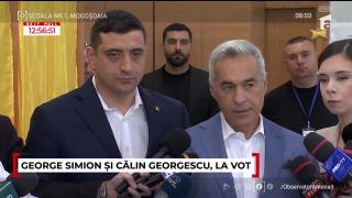 Călin Georgescu a votat alături de George Simion: A venit vremea să ne luăm ţara înapoi, eliberată de ciocoi