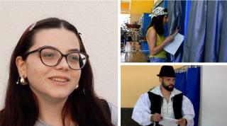 "Am 20 de ani şi vreau să rămân în ţară". Cu ce gând au votat tinerii la prezidenţiale