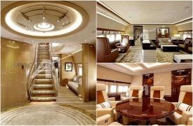 Trump și-a cumărat un avion de aur din Qatar. Pereții poleiți și luxul din interior au costat 400 de milioane de dolari