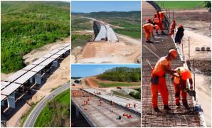 Se lucrează în forță pe A3. Tronsonul Zimbor - Poarta Sălajului ar putea fi gata până la finalul anului