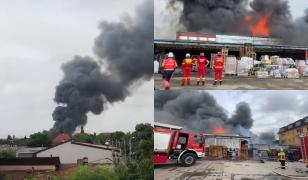 Incendiu violent, cu degajări mari de fum, la un depozit din Bucureşti. A fost emis mesaj RO-ALERT