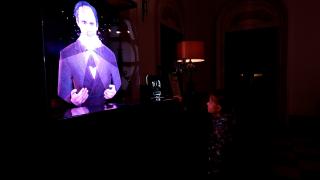 Premieră la Palatul Culturii din Iaşi: holograma arhitectului Ion Berindey întâmpină vizitatorii