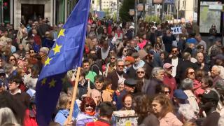 Miting pentru reafirmarea valorilor europene în Madrid