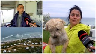 Viaţa turiştilor care stau toată vara la mare cu rulota. Plătesc între 50 şi 100 de lei pe zi