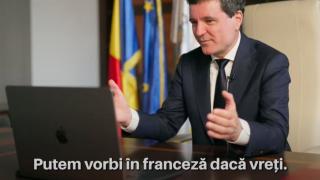Ce au discutat Nicuşor Dan şi Emmanuel Macron în limba franceză: 