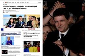 Victoria lui Nicușor Dan, pe prima pagină în presa străină. CNN: "A câştigat teren după ce l-a învins pe Simion într-o dezbatere televizată"
