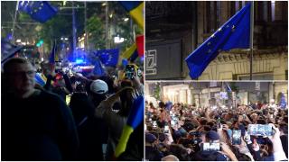 Val de bucurie pe străzile din Capitală, după victoria lui Nicușor Dan: "Avem preşedinte!"