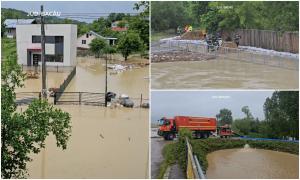 Cod roșu de inundații în șase județe, zeci de oameni evacuaţi. ANM anunță ploi cât pentru o lună întreagă, în următoarele zile