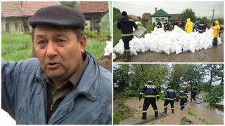CODUL ROŞU de inundaţii a fost extins, iar ploile vor mai continua două zile. Imagini de la intervenţiile dramatice