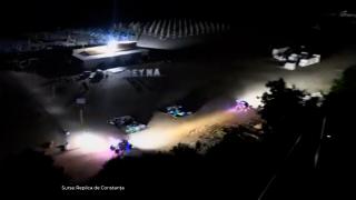 Momentul în care mai mulţi tineri se întrec ilegal cu ATV-urile pe o plajă din Constanţa