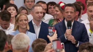 Moment "Mihaela, dragostea mea" în Polonia. Trzaskowski s-a declarat învingător și i-a mulțumit soției