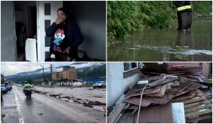 Valea Jiului sub cod portocaliu de ploi. Sistemul de canalizare a cedat, iar oamenii ar putea fi evacuaţi