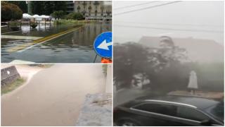 Vremea rea lovește Europa. Străzi din Italia, închise de la inundații. Franța, sub cod portocaliu de furtuni