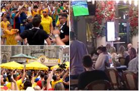 Suporterii au petrecut chiar și după rezultatul meciului cu Austria: "Putem să îi întoarcem. Să-i spargem"