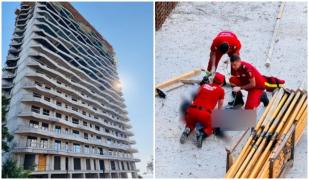 Un bărbat a căzut de la etajul 10 al unui hotel din Olimp