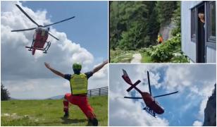 Un alpinist şi o turistă din Germania, răniţi pe munte, în Prahova. Salvamontiştii au intervenit de urgenţă