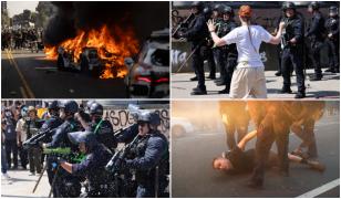 Haos în Los Angeles. Trump cere arestarea protestatarilor cu mască şi trimiterea soldaţilor pe stradă